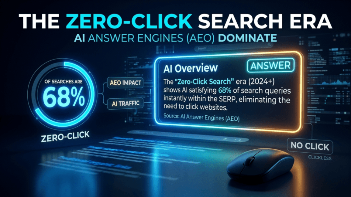 68% of Google Searches Now End Without a Click: Why 'Zero-Click' is the New SEO