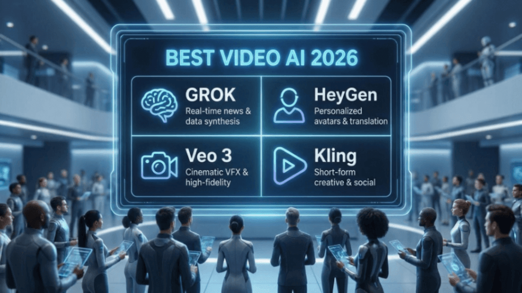 Best Video Generation AI in 2026: Grok vs HeyGen vs Veo 3 vs Kling